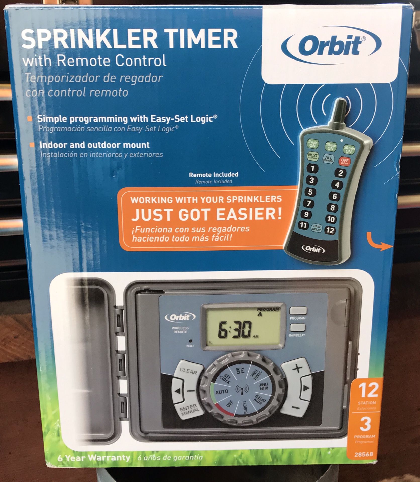 NEW Sprinkler timer 12 Zone by Orbit