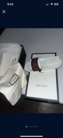 Gucci Great White Slides