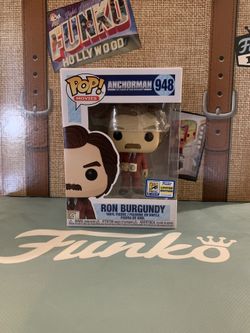 Ron burgundy SDCC exclusive funko