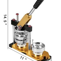 Button Maker 1 inch Rotate Button Maker Yellow Rotate Button Badge Maker Machine