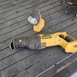 Dewalt Saws All And Light (No Baterry)