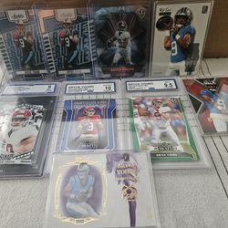 Bryce Young (9 card lot) Graded, numbered $40 or best offer