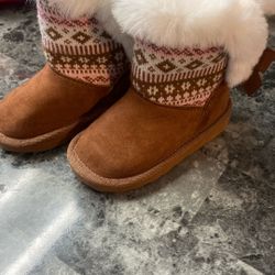 Toddler Girl Boots $15 For Both 
