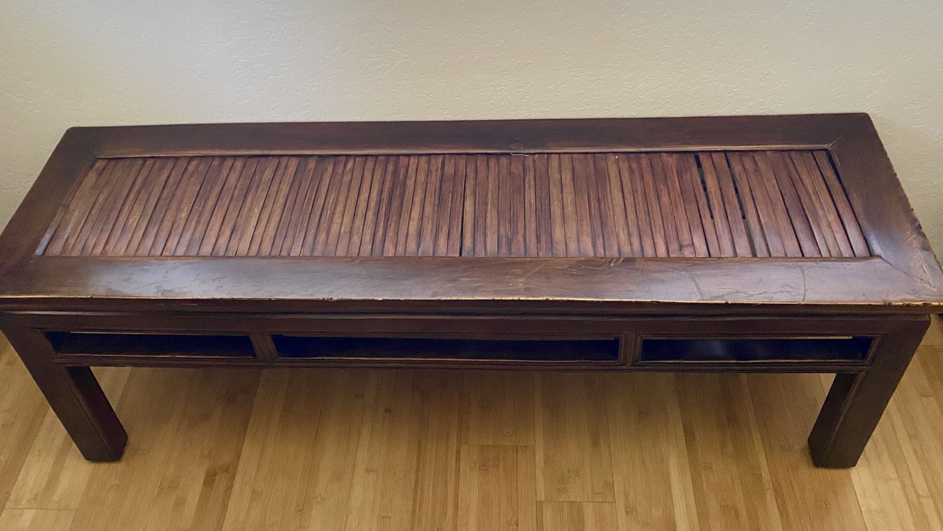Certified Antique Chinese Bench