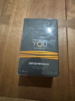 Stronger With You Intensely by Armani cologne men EDP 3.3 / 3.4 oz New in Box