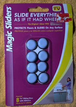 NEW Magic Sliders Furniture Sliding Discs 8-Pack