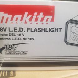 MAKITA 18V LED FLASHLIGHT. LIGHT ONLY.