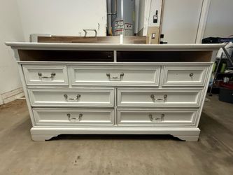 White Entertainment Center / Media Console / Credenza