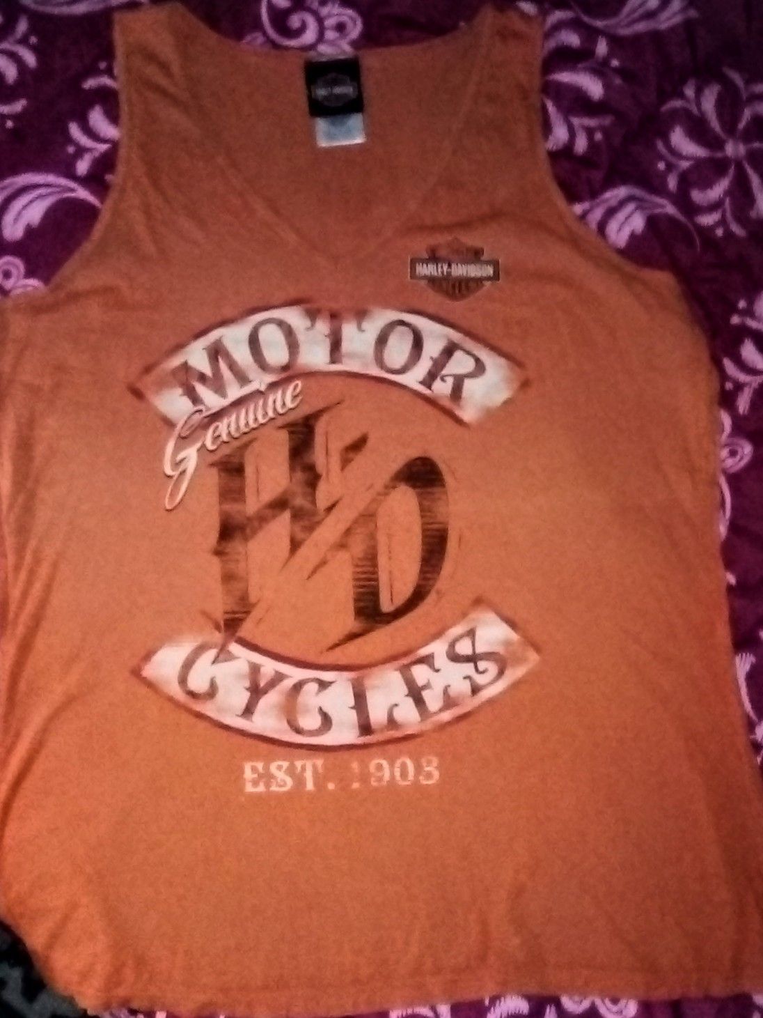 HARLEY DAVIDSON TANK TOP XXL EXCELLENT CONDITION FOR