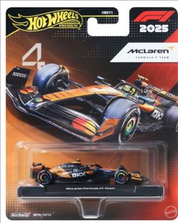 Hot Wheels Premium F1 2025 McLaren Formula 1 Team