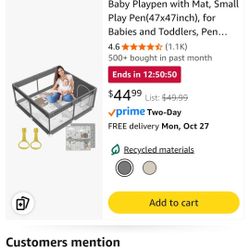 47x47 Playpen. Unopened In Box