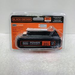 Black + Decker 20V MAX* POWERCONNECT™ 1.5 Ah Battery
LBXR20