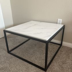 White Marble Coffee Table