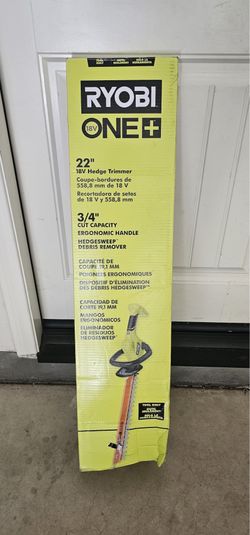 RYOBI ONE+ 18V 22 in. Lithium-Ion Cordless Hedge Trimmer (Tool Only)