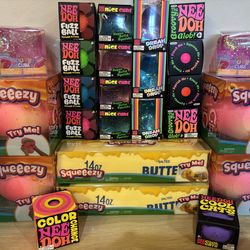 New sunny days  and NeeDoh Squishies