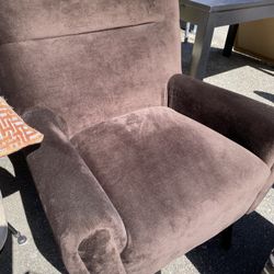 Brown Fabric Cushioned Living Room chair