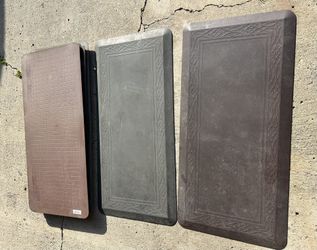  Lot of 6 Anti-Fatigue Floor Mats – 42”x20” Each – Bulk Deal for Shop or Garage 