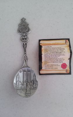 Zinn-Becker New York 2002 Pewter Collector Spoon