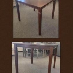 PUB SIZE DARK CHERRY DINNING TABLE