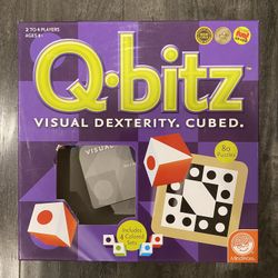 Mindware Q-Bitz Pattern Matching Fun Board Games for Family Game Night | Ages 8 and up 2-4 Players $18