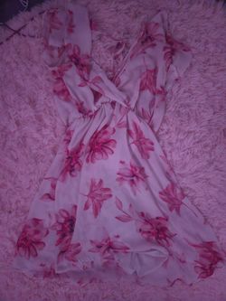 Floral print dress