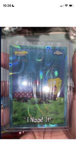 2025 Topps chrome SpongeBob