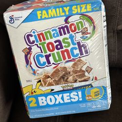 Pokemon SEALED 25th Anniversary Cinnamon Toast Crunch