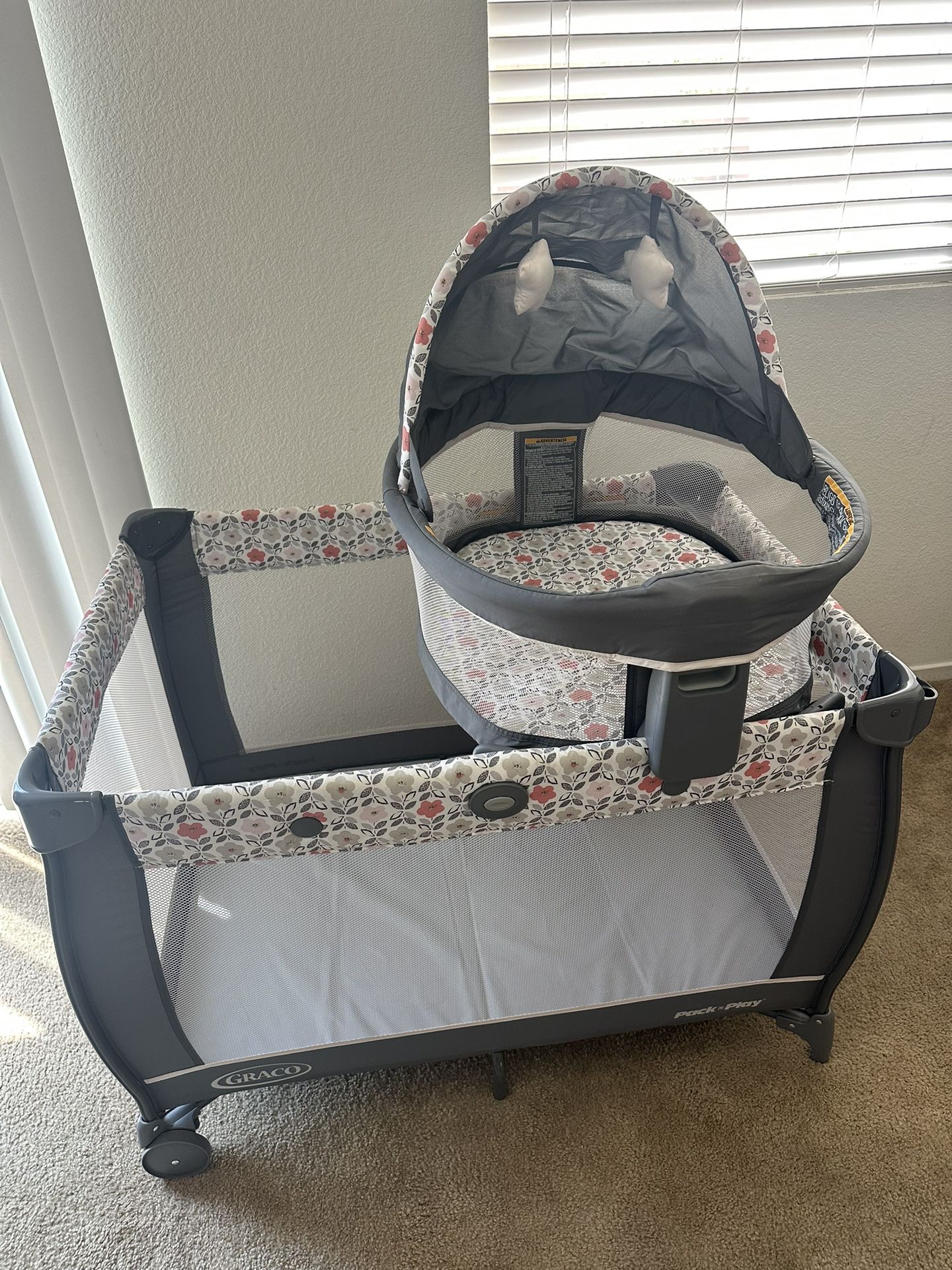 Baby Items: Pack N Play, Baby Car Camera, Baby Chair Baby Gym