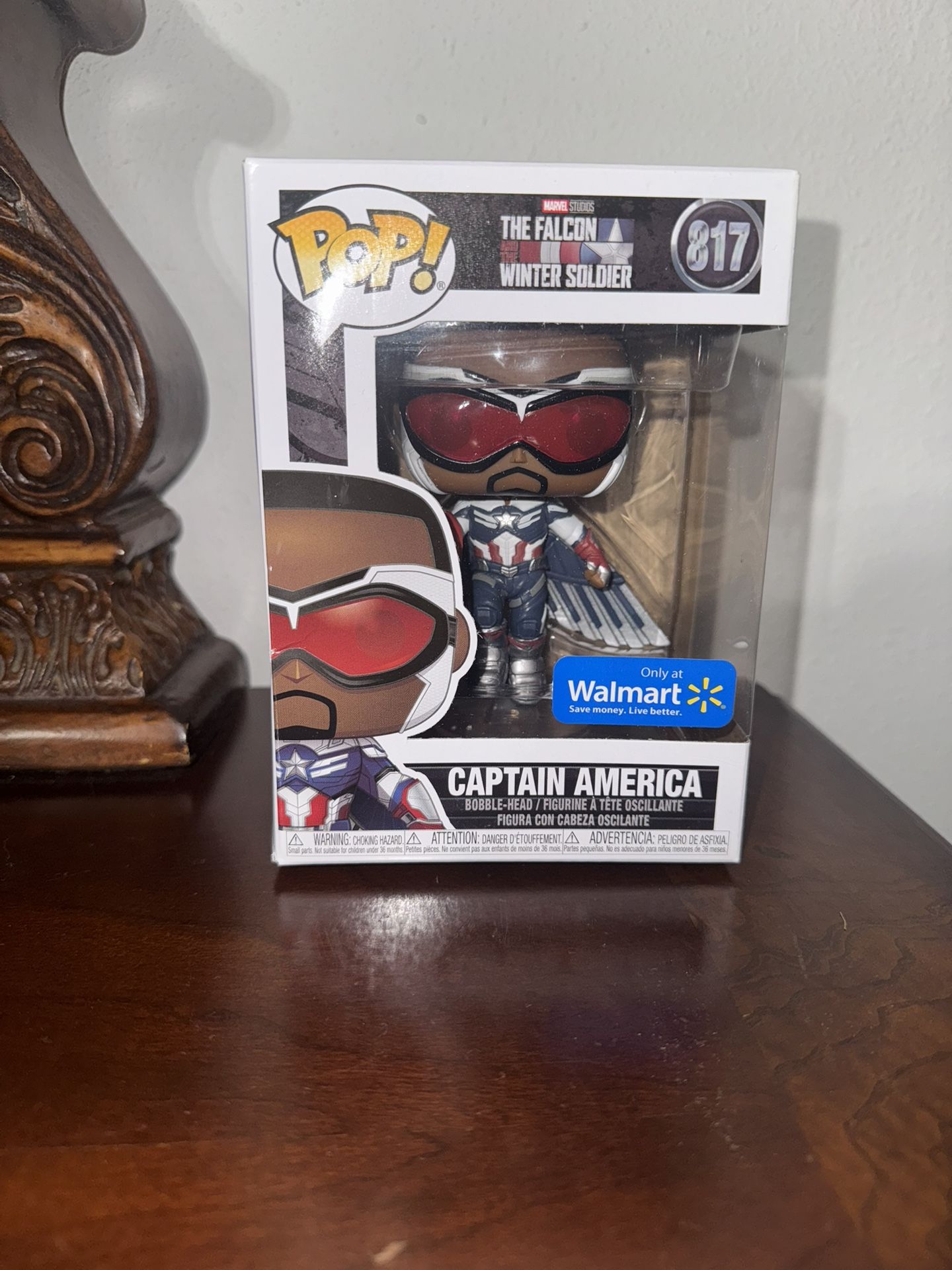 Funko Pop Captain America The Falcon & The Winter Solider Walmart Exclusive #817
