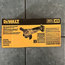DeWALT DCG405B 20V MAX XR 4-1/2" Angle Grinder with Kickback Brake (Tool Only)