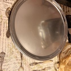 Silver Food Serving Platter-Set of 4