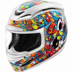 Icon Airmada Doodle full-face motorcycle helmet