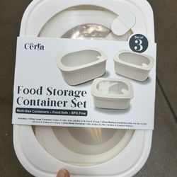 NWT Food Storage Container Set