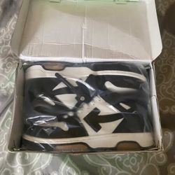 off white shoes size-9 1/2