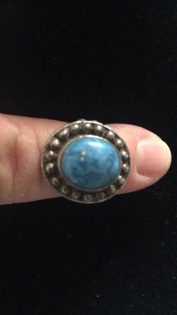 Sterling ring with lapis??