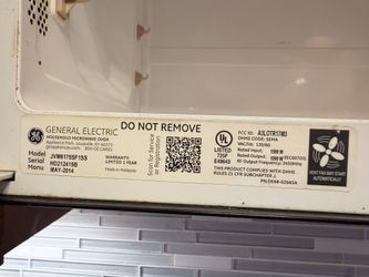 GE Over-the-Range Microwave – Stainless Steel – Excellent Working Condition
