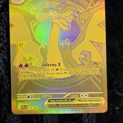 Gold Mega Charizard X EX 
