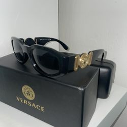 Versace Biggie Sunglasses Black gold