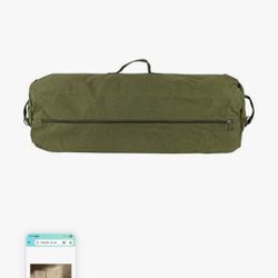 Jumbo Canvas Duffle Bag - Heavy Duty Military Style