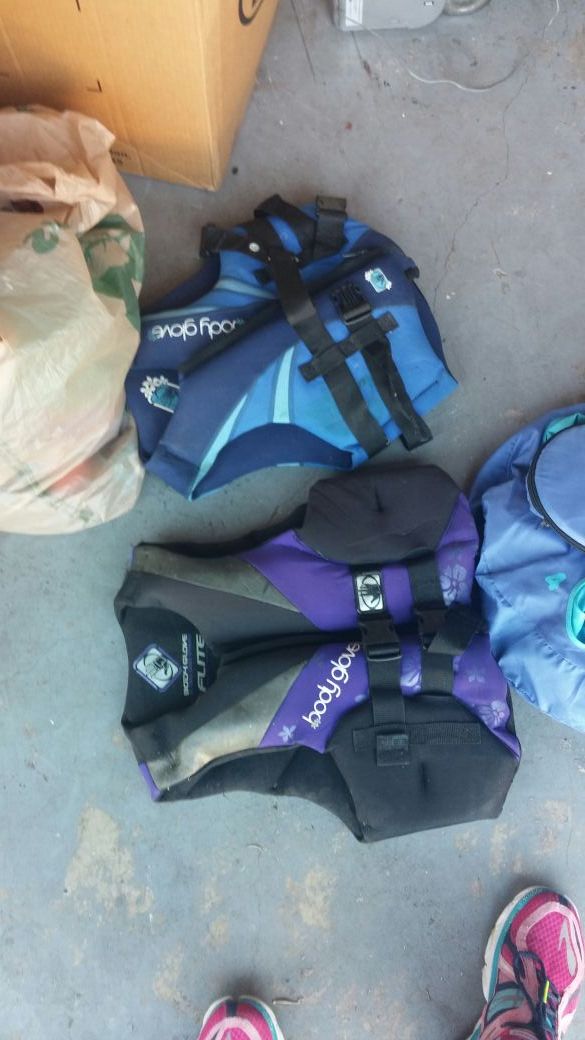Life jackets..