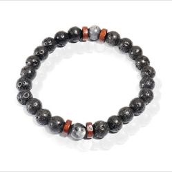 Men And women Bracelet Gemstone Lava Rock Moonstone Bead Jewelry