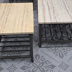 Table And 2  End  Tables Very Good Condition