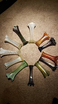 VINTAGE ANTIQUE CARNIVAL GLASSES