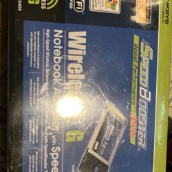 Linksys Wireless - G Notebook Adapter with Speed Booster / Brand NEW & Sealed