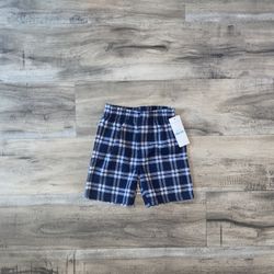 Plaid Boy Shorts Blue Kids Headquarters Casual Summer 18 Months Activewear