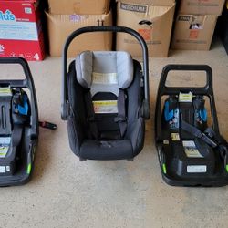 Baby Car Seat With 2 Bases For Dad's And Mom's Car