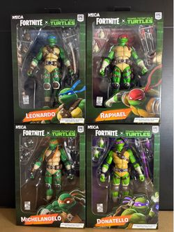 NECA Fortnite X Teenage Mutant Ninja Turtles Set *ONLY*