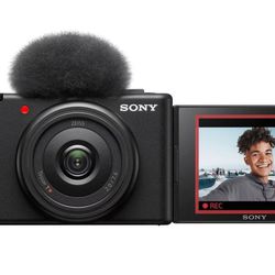 Sony ZV-1F 20.1MP Vlogging Camera - Black with Extra