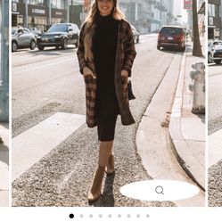 Plaid Sweater/Cardigan