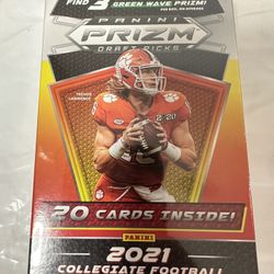 2021 Panini Prizm NFL Draft Picks Football Hanger Box Brand New, Sealed